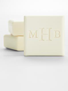 monogram artisan soaps