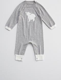 charcoal lamb baby long johns