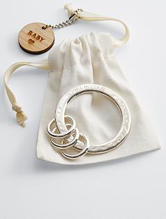 baby silver-plated keepsake rattle