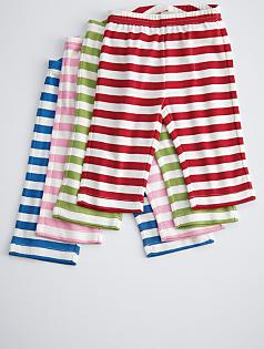 cotton striped baby pants