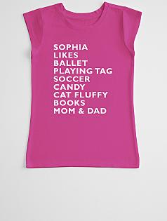 likes girl's t-shirt