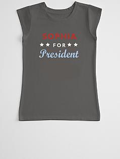 president girl's t-shirt
