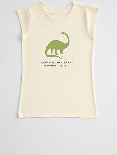 dinosaur girl's t-shirt