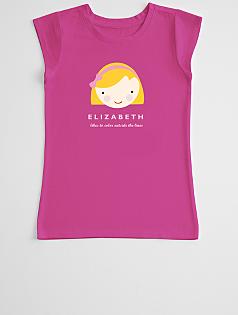 faces girl's t-shirt