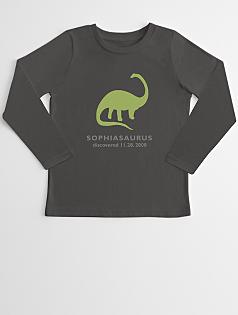 dinosaur kid's long sleeve t-shirt