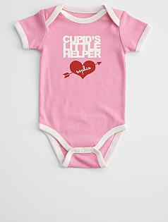 cupid's little helper baby one piece