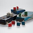 reclaimed ballpark cuff links