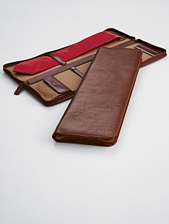 leather excursion tie + accessories case