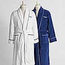men's monogram terry robe