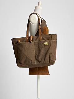 personalized garden tote