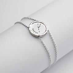 sterling graphic zodiac bracelet