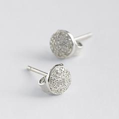 classic diamond earrings