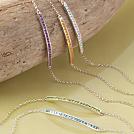 skinny birthstone bracelet