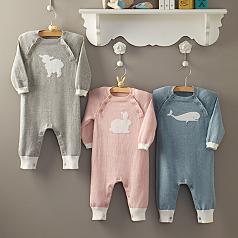 blue whale baby long johns