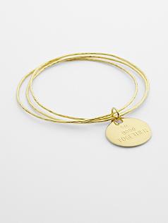 anniversary charm bracelet