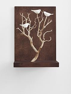 wall hanging bird tree