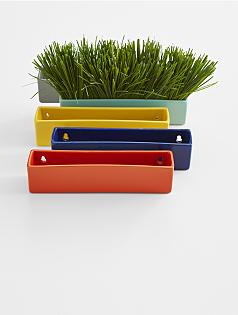 wall planter brick set of two