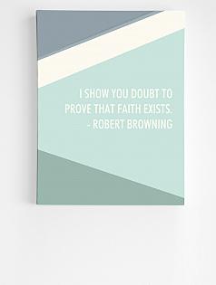 faith quote wall art