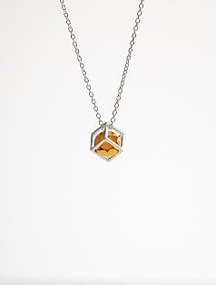 1st anniversary gold nugget necklace