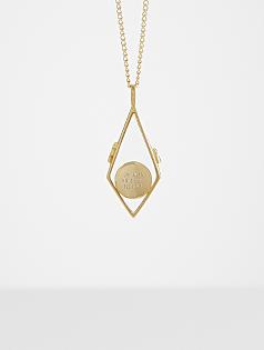 anniversary hidden message locket necklace