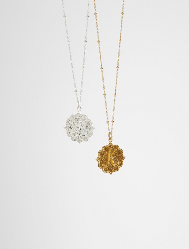 sophia & chloe initial necklace