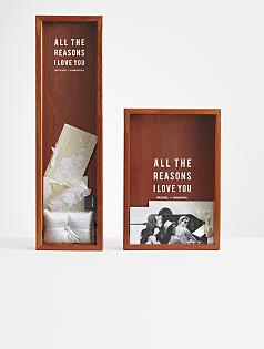 personalized romance wood bank