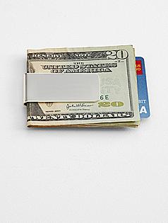 silver plated money clip