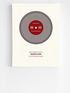 personalized our song wall art