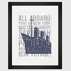 places to go framed wall art