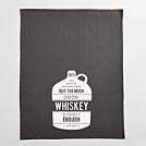 personalized whiskey quote towel