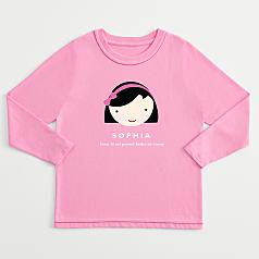 faces long sleeve t-shirt