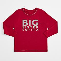 big sister + little sister long sleeve t-shirt
