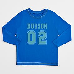 sports number long sleeve t-shirt