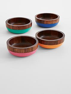 wooden bowl set