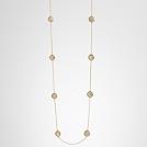 coin pearl station necklace