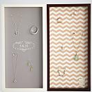 vertical hanging wall jewelry display case