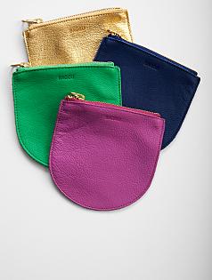 baggu leather pouch