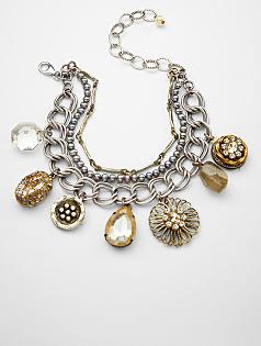 vintage charm bracelet