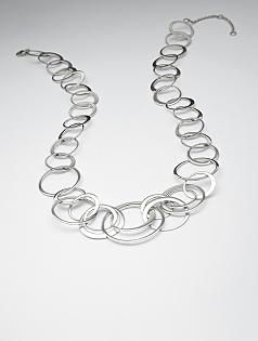 classic large hoop necklace