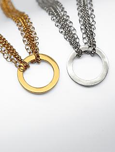 eternity circle necklace