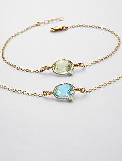 round wire wrap gemstone bracelet